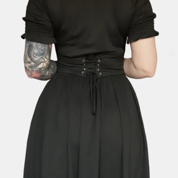 Black Midi Oblivion Dress from Forest Ink - Picture 5 of 5